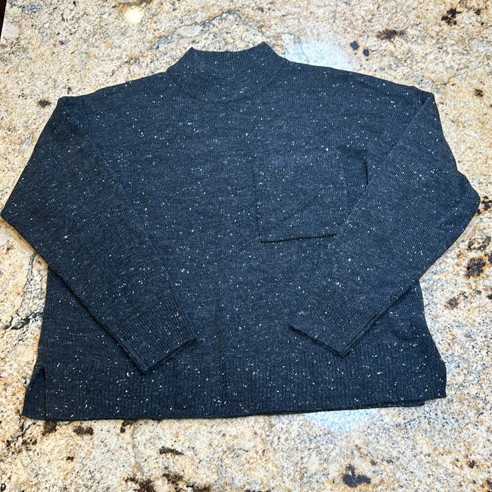 Madewell Wool Blend Mock Turtleneck Sweater